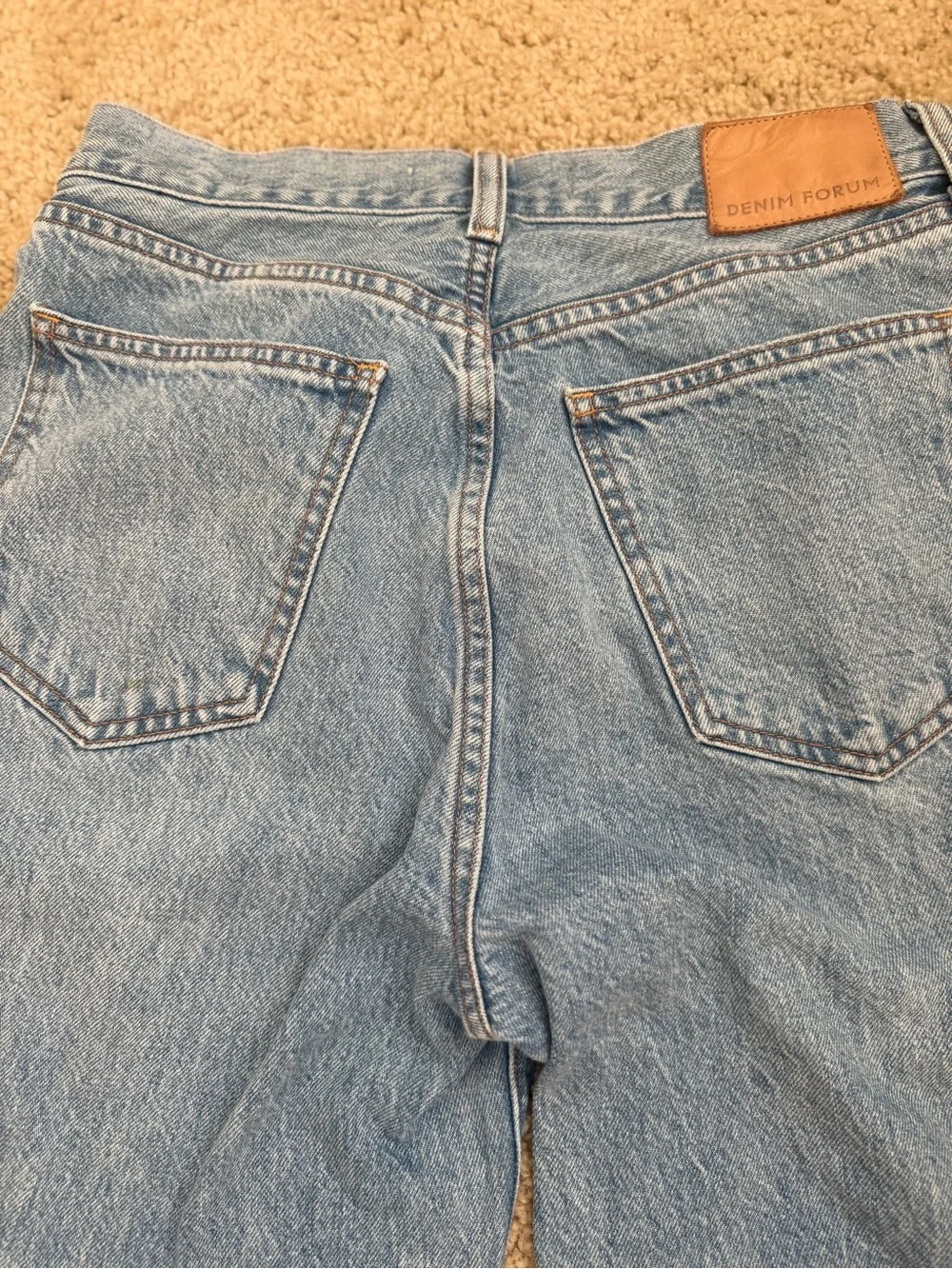 Denim Forum Farrah High-Rise Wide Leg Jeans - Picture 6 of 12